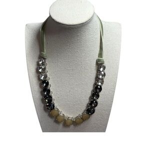 Vintage Loft Silver and Cream Necklace